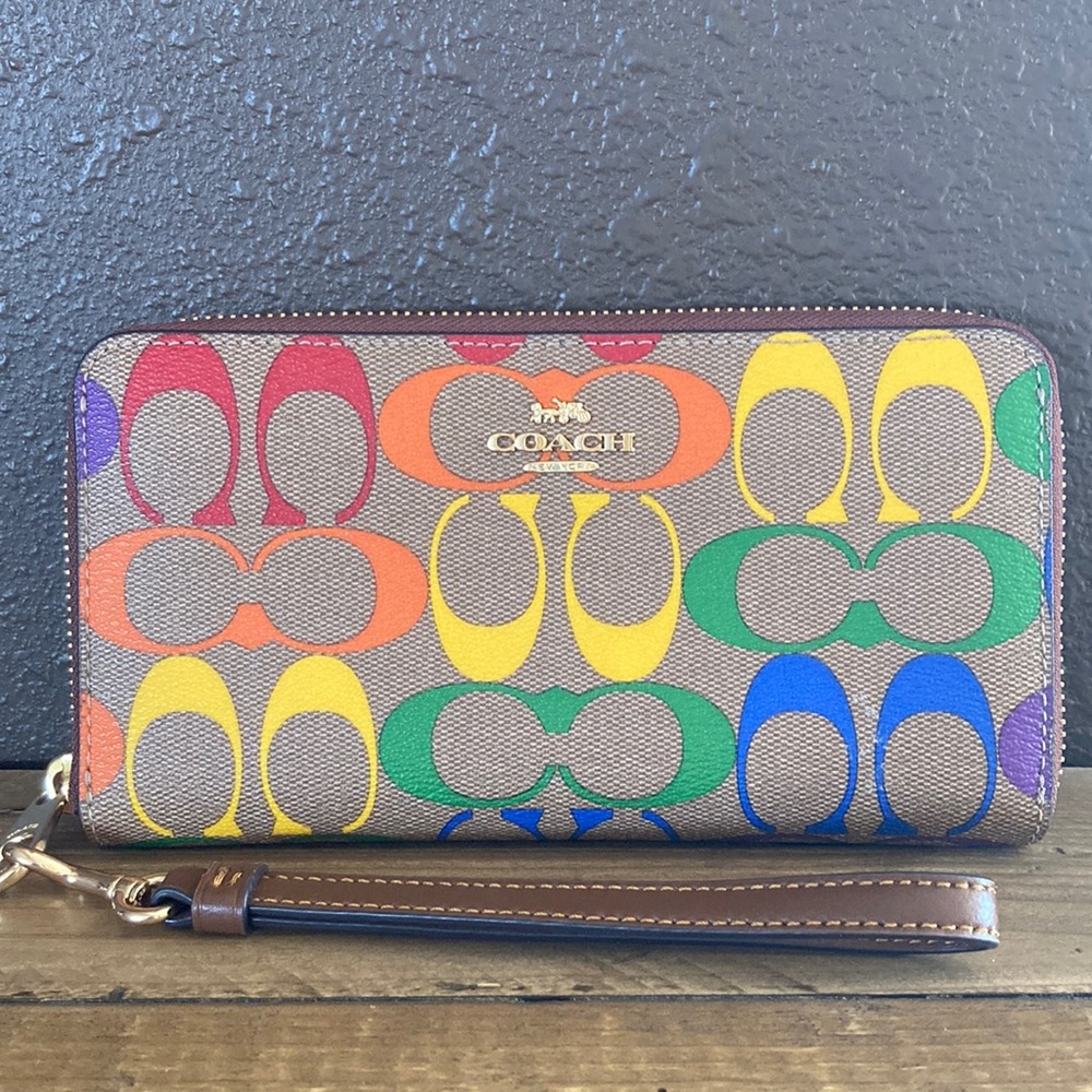 Coach Pride Long Zip Wallet